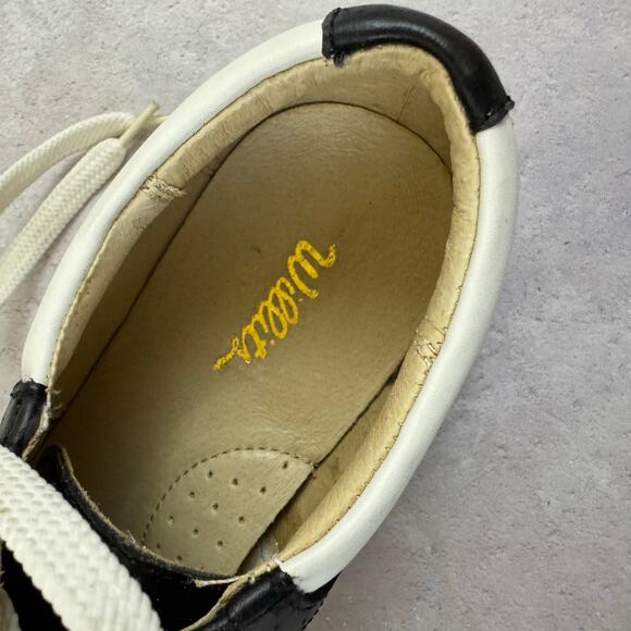 Willits Shoes Women's Size 7.5 M Saddle Black White Leather Oxfords Rockabilly - Picture 13 of 14